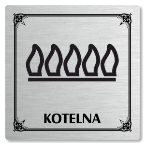 Kotelna, 118x118mm, stříbrná, Nebraska